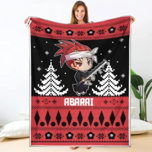Abarai Renji Fleece Blanket Custom Bleach Anime
