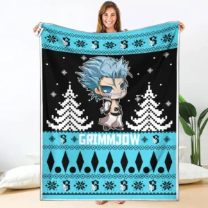 Grimmjow Jaegerjaquez Fleece Blanket Custom Bleach Anime