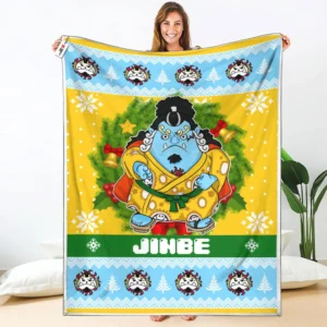 Jinbe Fleece Blanket Custom One Piece Anime