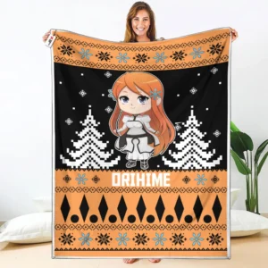 Orihime Inoue Fleece Blanket Custom Bleach Anime
