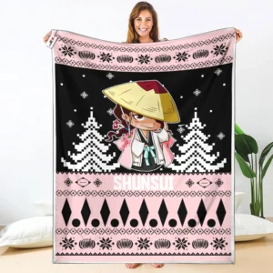 Shunsui Kyoraku Fleece Blanket Custom Bleach Anime