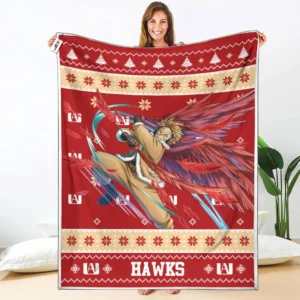 Hawks Fleece Blanket Custom My Hero Academia Anime