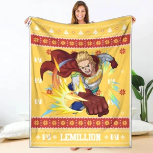 Lemillion Fleece Blanket Custom My Hero Academia Anime