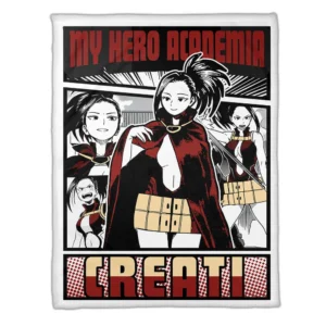 Momo Yaoyorozu Blanket Fleece Custom My Hero Academia Anime