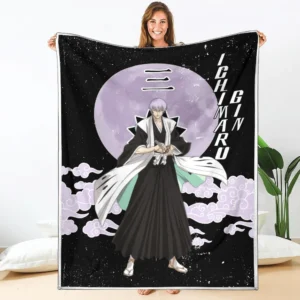Gin Ichimaru Blanket Moon Cloud Custom Bleach Anime