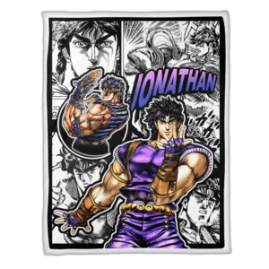 Jonathan Joestar Blanket Fleece Custom JJBA Anime