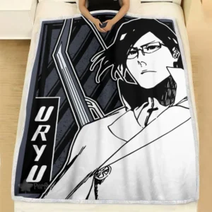 Uryu Ishida Blanket Fleece Custom Bleach Anime