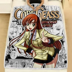 Shirley Fenette Blanket Fleece Custom Code Geass Anime Manga Bedding Room