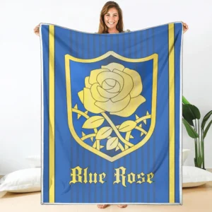 Blue Rose Magic Knights Blanket Custom Black Clover Anime