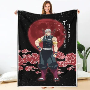 Tengen Uzui Blanket Custom Moon Style Demon Slayer Anime