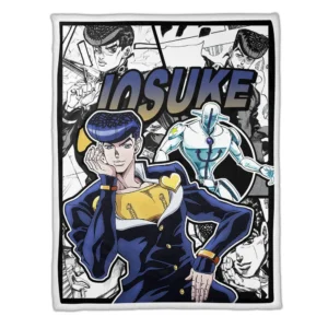 Josuke Higashikata Blanket Fleece Custom JJBA Anime