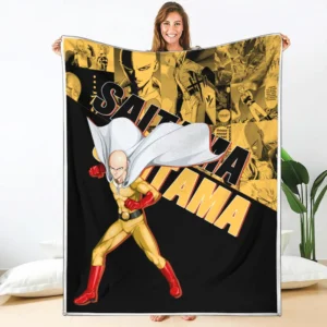 Saitama Blanket Custom One Punch Man Anime