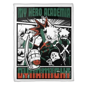 Dynamight Katsuki Bakugo Blanket Fleece Custom My Hero Academia Anime