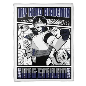 Tensei Iida Blanket Fleece Custom My Hero Academia Anime