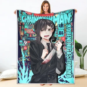 Kobeni Higashiyama Blanket Custom Chainsaw Man Anime