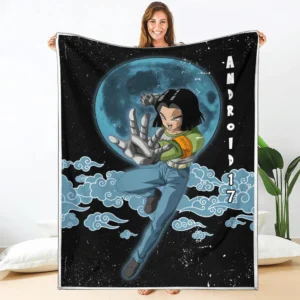 Android 17 Blanket Custom Cloud Dragon Ball Anime