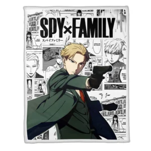 Loid Forger Fleece Blanket Custom Manga Style Gifts For Fans