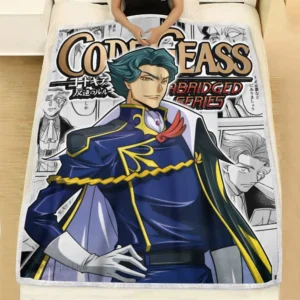 Jeremiah Gottwald Blanket Fleece Custom Code Geass Anime Manga Bedding Room