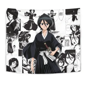 Rukia Kuchiki Tapestry Custom Bleach Anime Manga Room Wall Decor