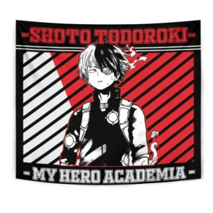 Shoto Todoroki Tapestry Custom Anime Home Decor