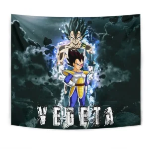 Dragon Ball Vegeta Tapestry Custom Anime Home Decor
