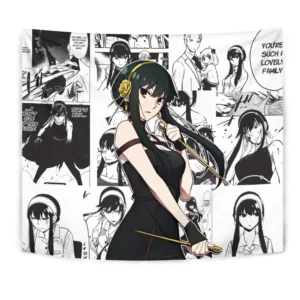 Yor Forger Tapestry Custom Anime Manga Room Wall Decor