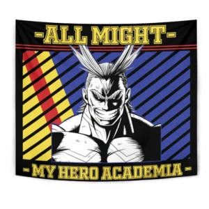 All Might Tapestry Custom Anime Home Decor