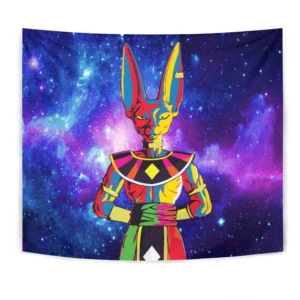 Dragon Ball Beerus Tapestry Custom Anime Wall Decor