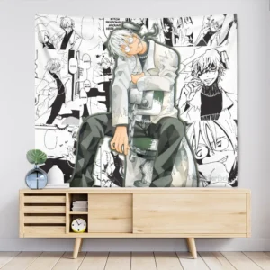 Franken Stein Tapestry Custom Soul Eater Manga Anime Wall Decor
