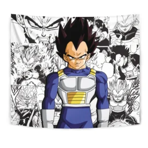 Dragon Ball Vegeta Tapestry Custom Anime Manga Wall Decor