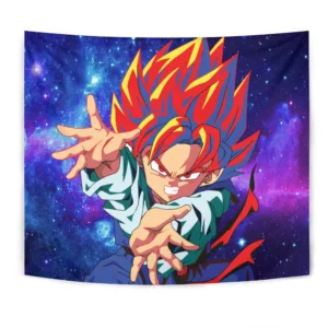 Dragon Ball Goten Tapestry Custom Anime Room Wall Decor
