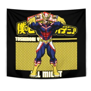 All Might Tapestry Custom Anime Home Decor