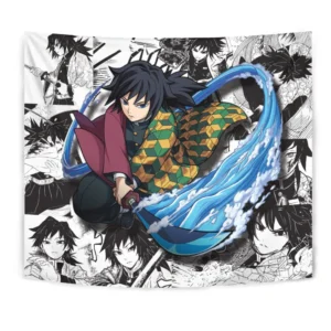 Giyuu Tomioka Tapestry Custom Anime Manga Wall Decor