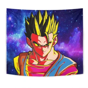 Dragon Ball Gohan Tapestry Custom Anime Wall Decor