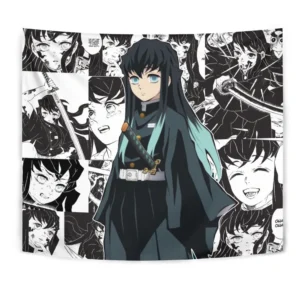 Muichiro Tokito Tapestry Custom Anime Manga Wall Decor