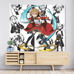 Silica Tapestry Custom Sword Art Online Manga Anime Wall Decor