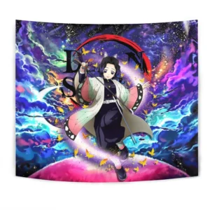 Shinobu Kocho Tapestry Custom Galaxy Anime Wall Decor