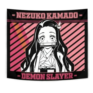 Nezuko Kamado Tapestry Custom Anime Bedroom Living Room Home Decoration