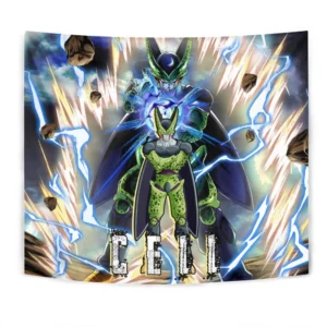 Dragon Ball Cell Tapestry Custom Anime Home Decor