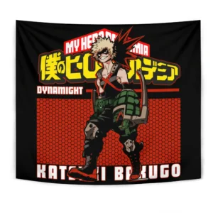 Katsuki Bakugo Tapestry Custom Anime Wall Decor