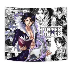 Chrollo Lucilfer Tapestry Custom Anime mix Manga Home Room Wall Decor