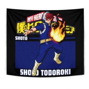 Shoto Todoroki Tapestry Custom Anime Wall Decor