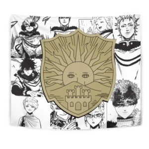 Golden Dawn Tapestry Custom Black Clover Anime Manga Room Wall Decor