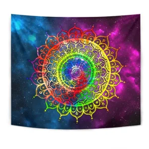Psychedelic Mandala Tapestry Custom Mandala Home Decor