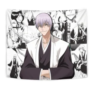 Ichimaru Gin Tapestry Custom Bleach Anime Manga Wall Decor