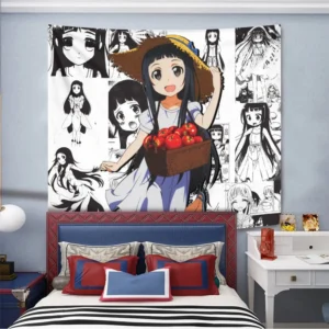 Yui Tapestry Custom Sword Art Online Manga Anime Wall Decor