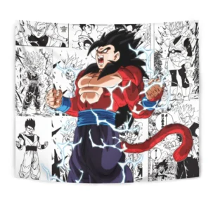 Dragon Ball Gohan SSj4 Tapestry Custom Anime Manga Wall Decor