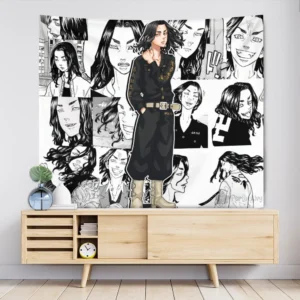 Keisuke Baji Tapestry Custom Tokyo Revengers Manga Anime Wall Decor