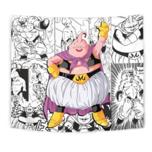 Dragon Ball Fat Majin Buu Tapestry Custom Anime Manga Wall Decor