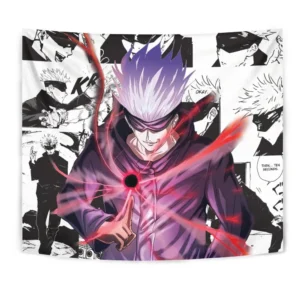 Satoru Gojo Tapestry Custom Anime Manga Wall Decor